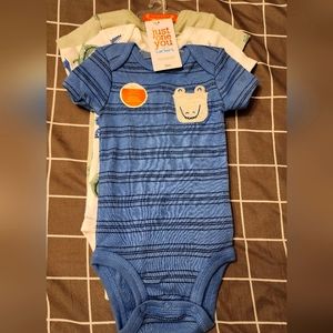 Carter's 3m onesies (3 pack)